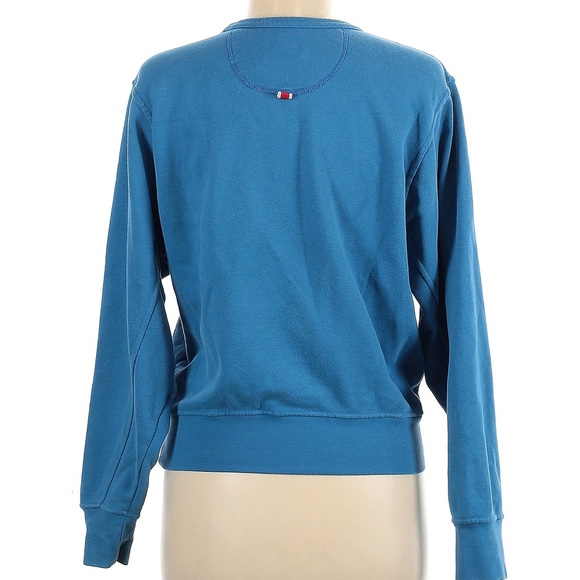 Tracksmith M Pullover Sweatshirt Blue - Picture 2 of 2